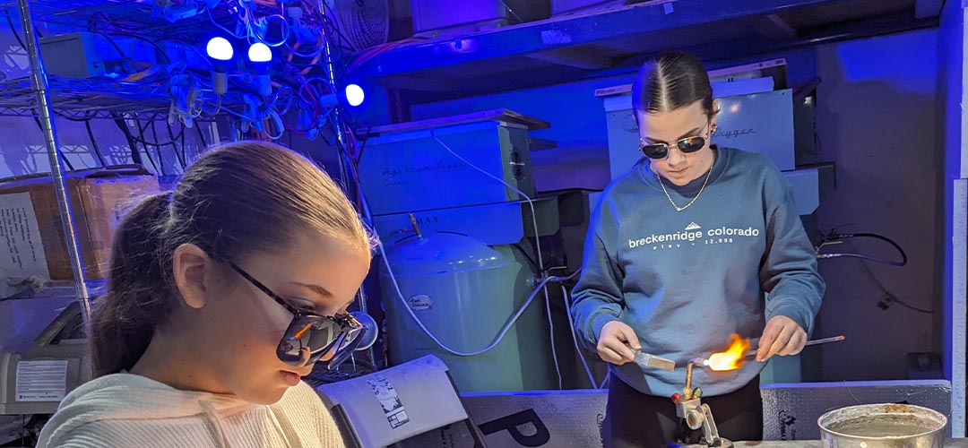 Elev8 Arts community glassblowing class in Colorado Springs