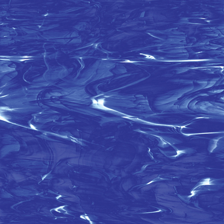 Oceanside - Dark Blue & White Wispy