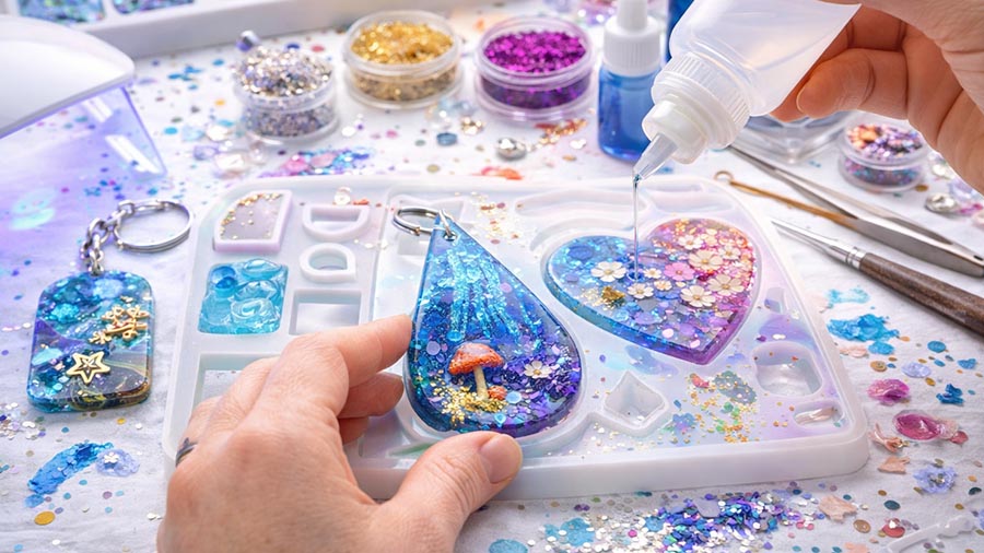 Resin art class in Colorado Springs
