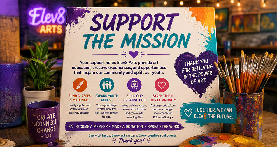 Support the Elev8 Arts mission