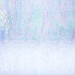 Elev8 Stained Glass Light Blue Clear Textured Iridized I/41/32/R32