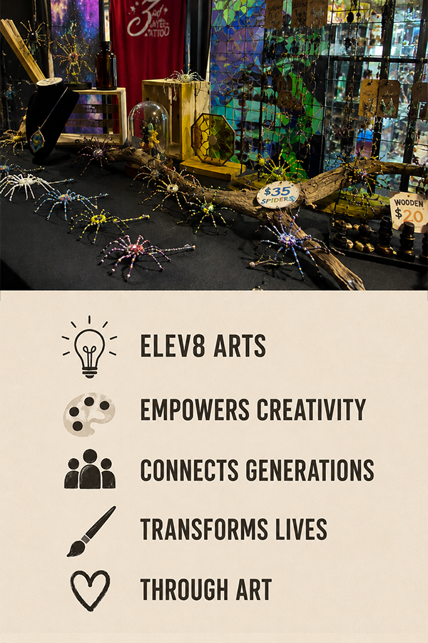 Get involved with the Elev8 Art Walk as a vendor, performer, or volunteer