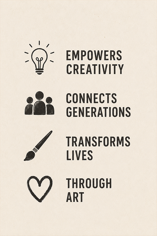 Elev8 Arts mission for accessible art education